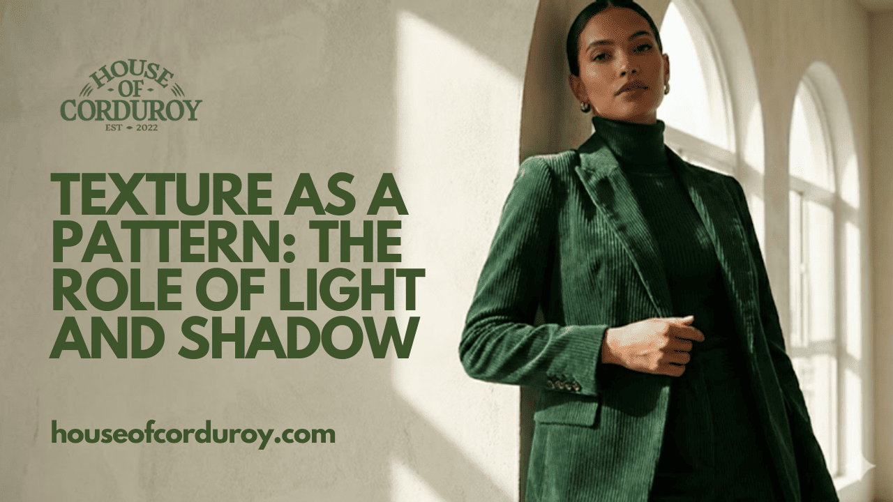 house of corduroy - Texture as a Pattern: The Role of Light and Shadow