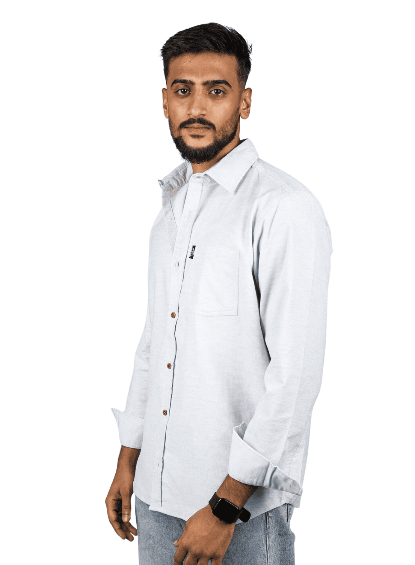 Full Sleeve Shirt Single Pocket Light Blue 4