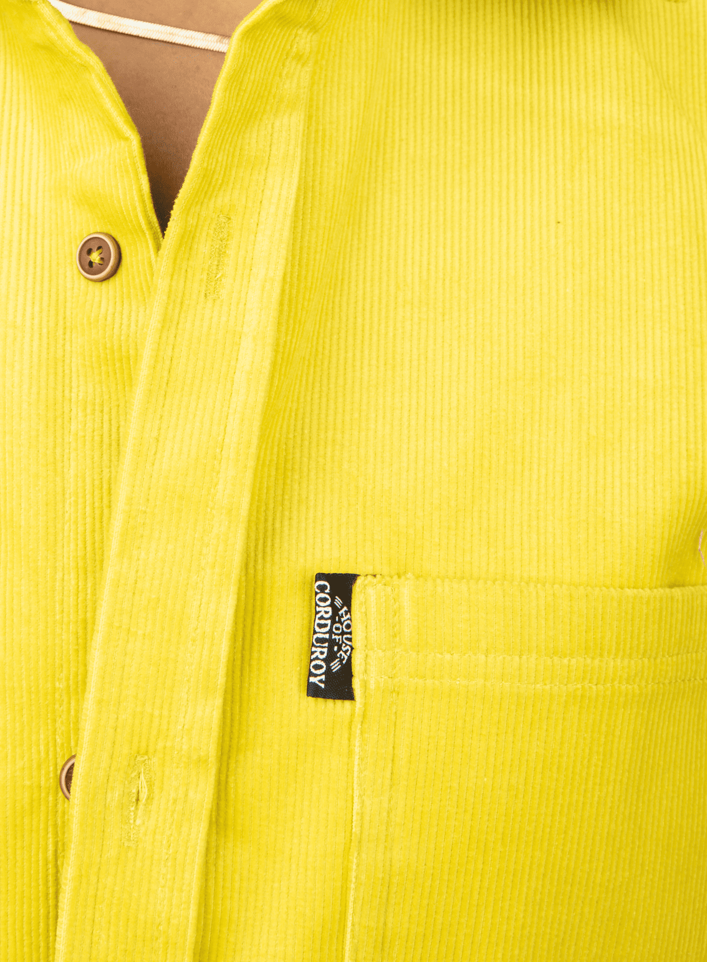 Full Sleeve Women's Shirt Single Pocket Yellow 4