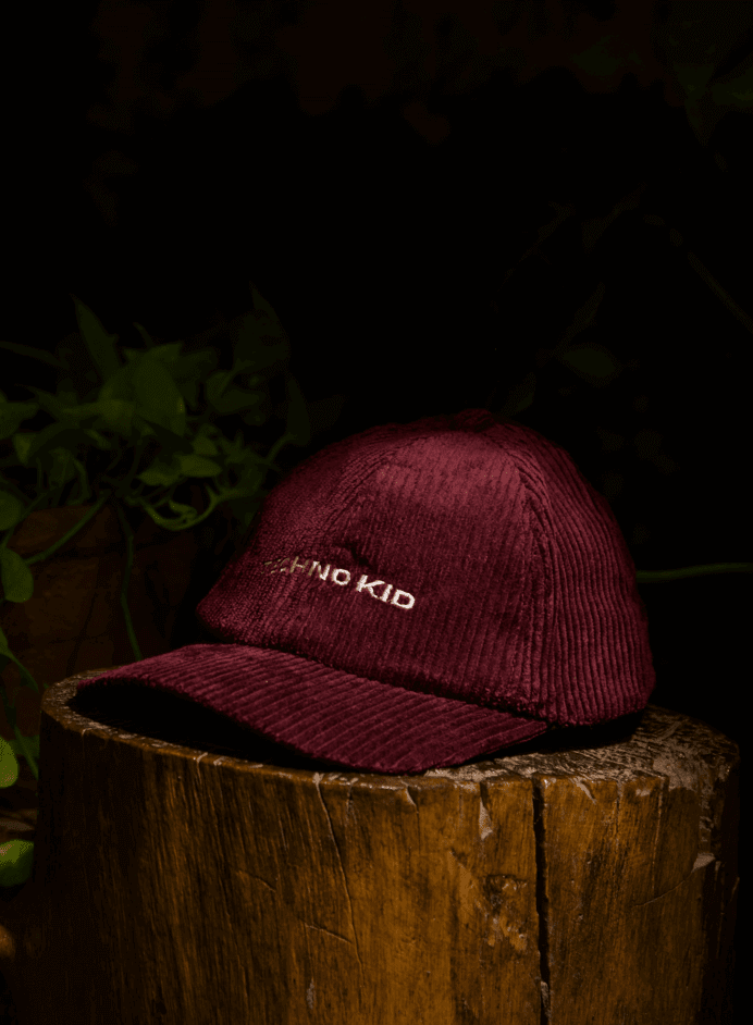 Techno Kid Burgundy Corduroy Cap 1